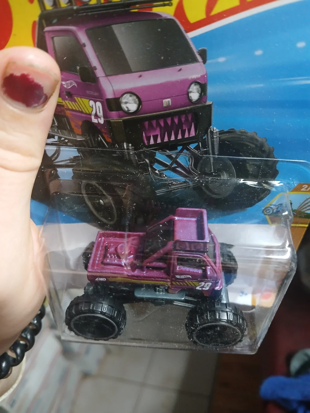 purple Hot Wheels Mazda Autozam monster truck is part of the 2026 HW Dirt series